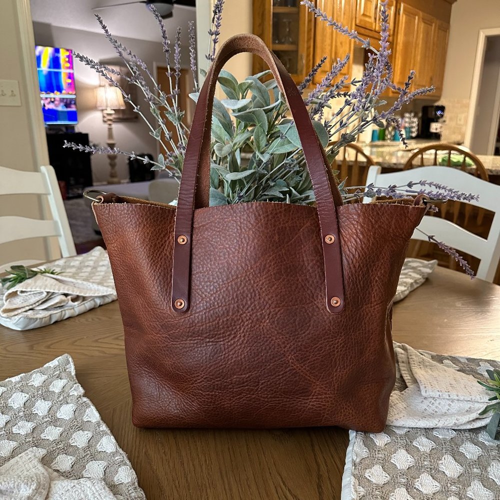 Go forth goods Avery medium tote saddle